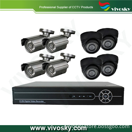 8CH H. 264 CCTV Kit DVR Kit Camera Kit (VSDK-5108H Series)